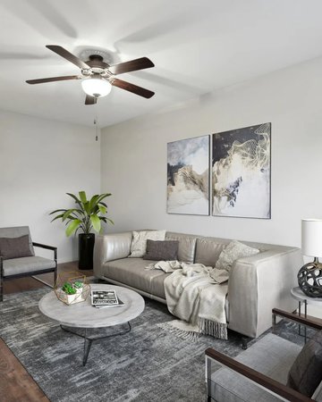 living room at Northpark Commons located in Clarksville, TN